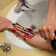 Image for article titled New Study Finds Best Way To Determine If You Are Android Still Cutting Open Forearm To Reveal Circuitry Within